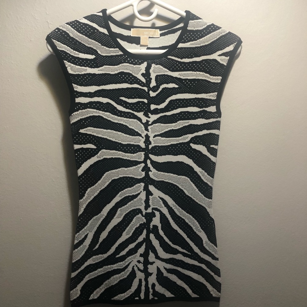 Michael Kors Top Zebra print xxs